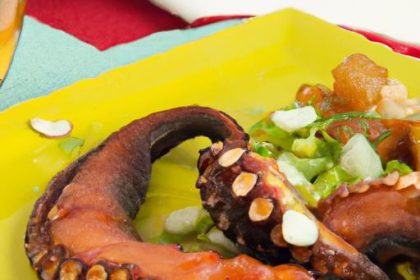 Savor the Zesty Delight: Grilled Octopus with Lemon & Garlic