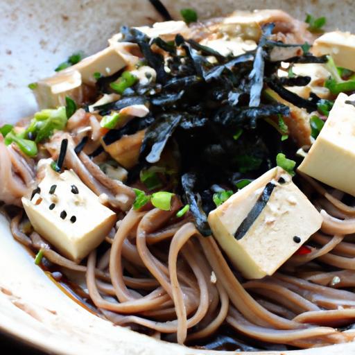 Savor Miso Soba Noodles with Tofu: A Wholesome Delight