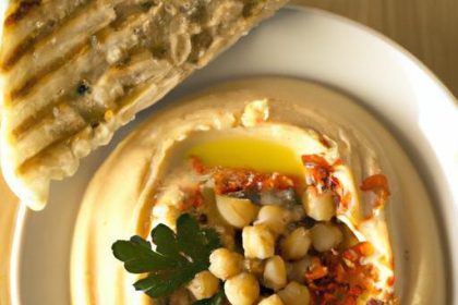 Roasted Red Pepper Hummus with Pine Nuts: A Flavorful Twist