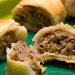 Fluffy Pan Rolls Stuffed with Savory Ground Meat Delight