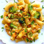 Power-Packed Cheesy Vegan Pasta: High-Protein Delight