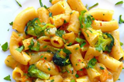Power-Packed Cheesy Vegan Pasta: High-Protein Delight