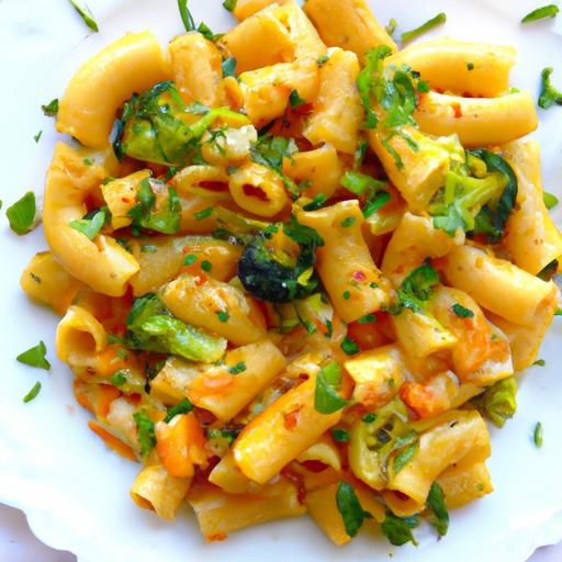 Power-Packed Cheesy Vegan Pasta: High-Protein Delight