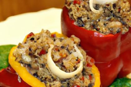 Packed with Flavor: Quinoa & Black Bean Stuffed Peppers