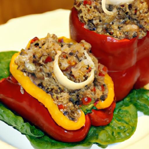 Packed with Flavor: Quinoa & Black Bean Stuffed Peppers