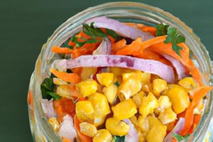 Fresh & Flavorful: Mason Jar Salads with DIY Dressings