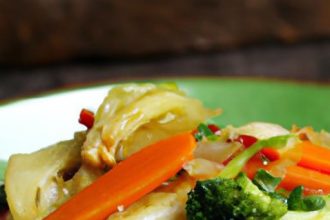 Sizzle & Spice: Garlic Ginger Cabbage Stir-Fry Delight