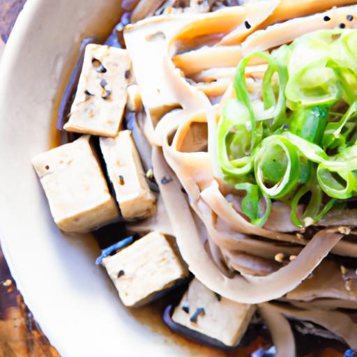 Savor⁣ Miso soba Noodles with Tofu: A Wholesome Delight