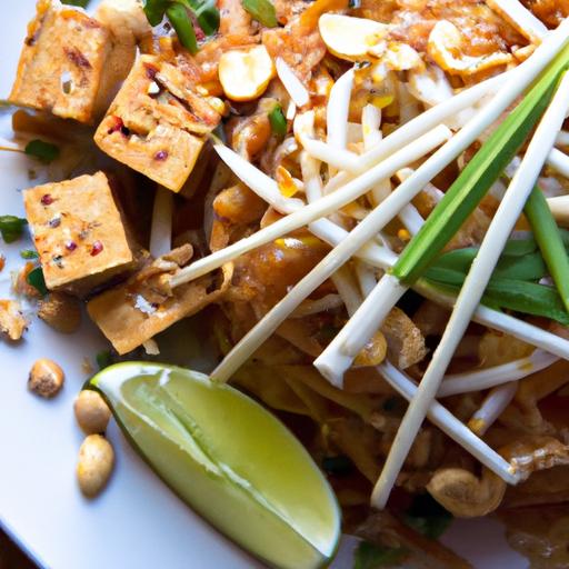 Tofu Pad Thai with Peanut Sauce: A Flavorful Twist on⁤ a Classic