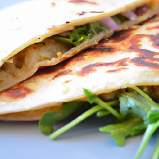 Grilled Halloumi & Arugula: Savory Stuffed Pita Pockets