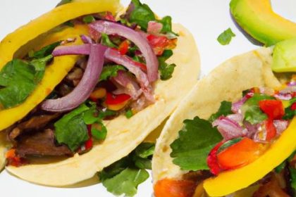 Fusion Feast: Jamaican Jerk Bulgogi Tacos with Tropical Salsa