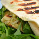 Grilled Halloumi & Arugula: Savory Stuffed Pita Pockets
