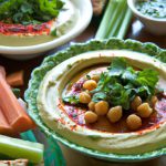 Green Harissa Hummus Plates: Bold Twist on a Classic Snack