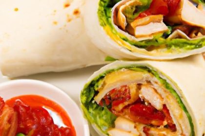 Spice Up Lunch: Chili Sesame Chicken Tender Wraps Recipe